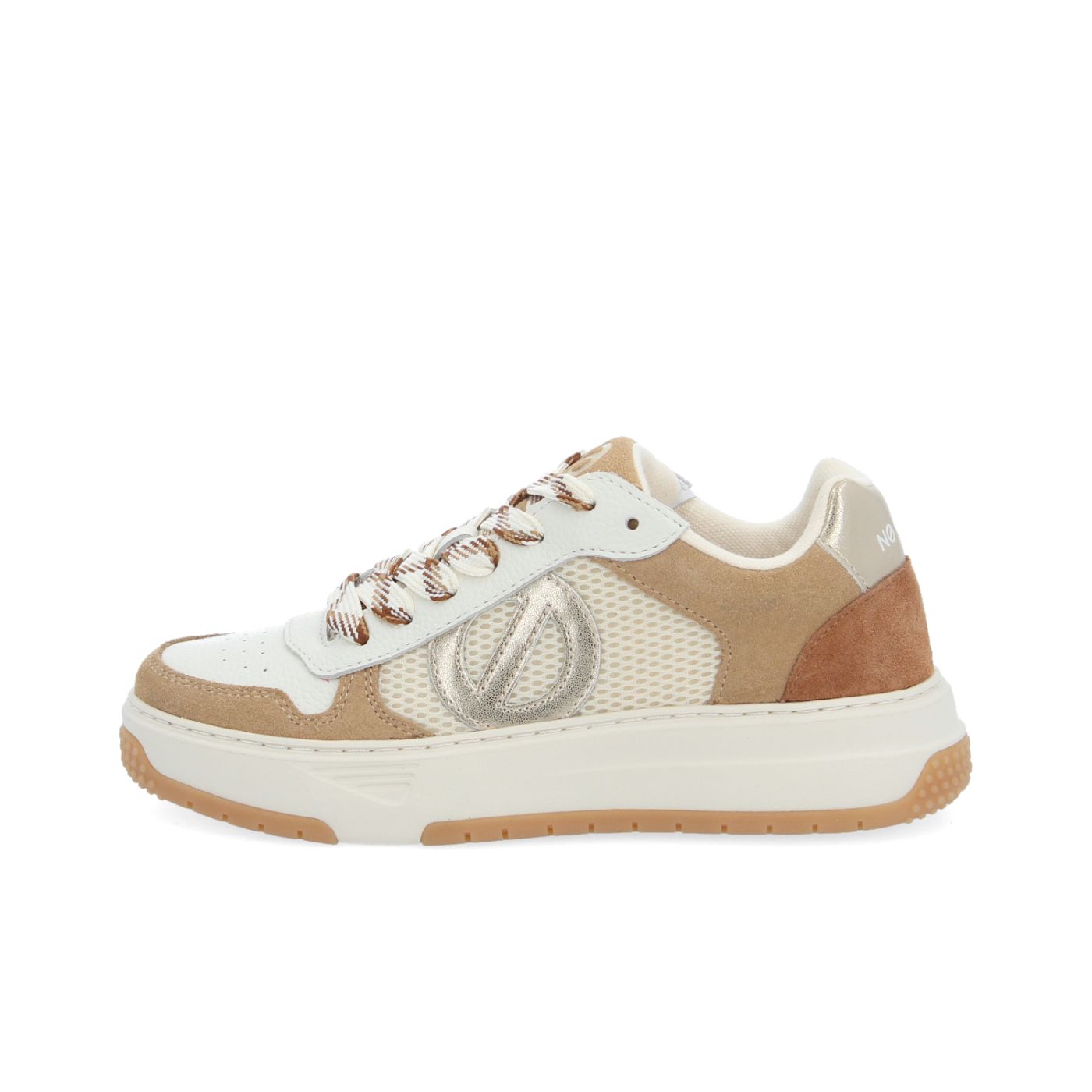 ALISON SNEAKER W - SDE/MESH/GRAIN - NUTS/BEIGE